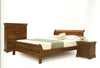Shelby Queen Sleigh Walnut Bed Frame