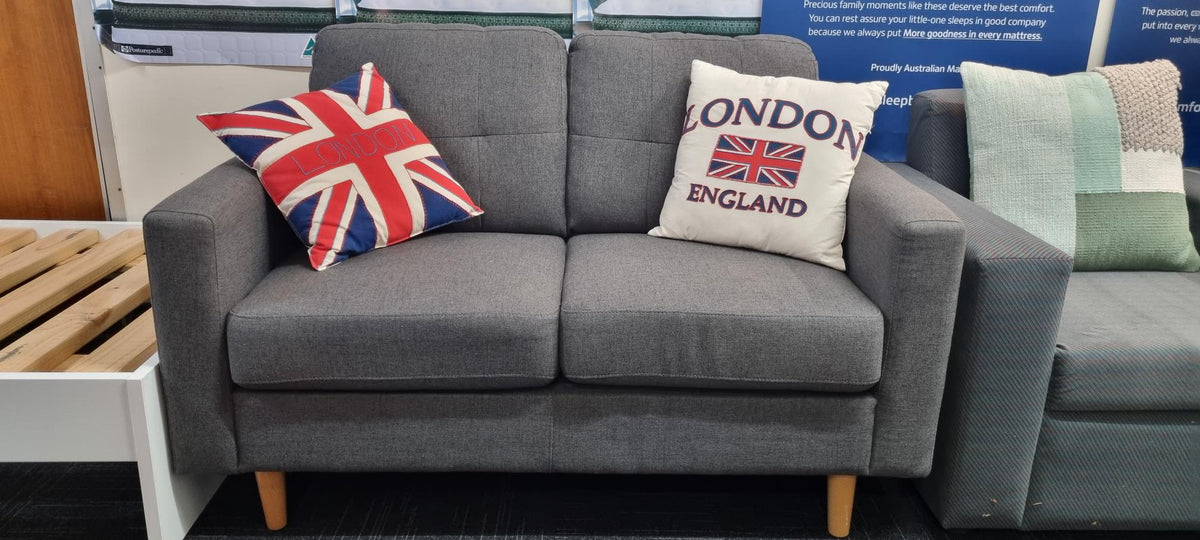 WaterFront 2 Seat Sofa Charcoal