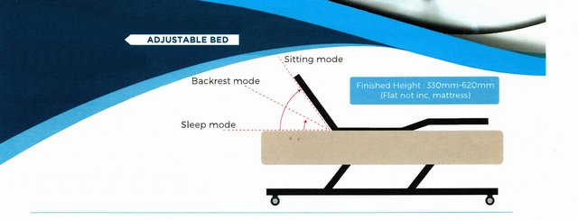 Hi - Lo Adjustable Bed Double