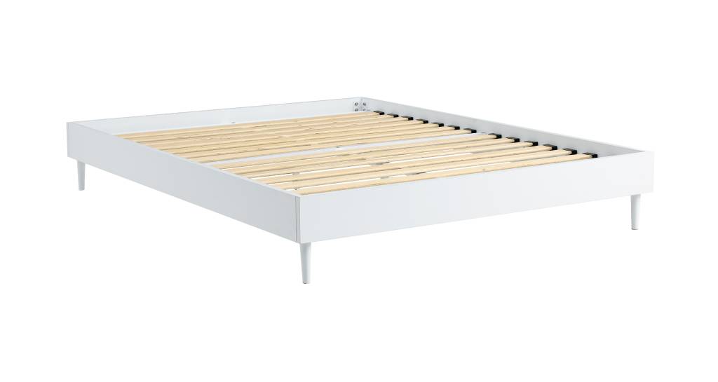 Petra Bed Base White