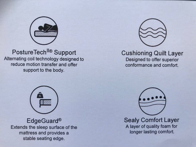 Sealy Tarlee Cushion Firm Queen Mattress