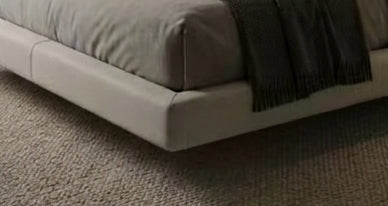 Atlanta Upholstered Platform Frame Grey