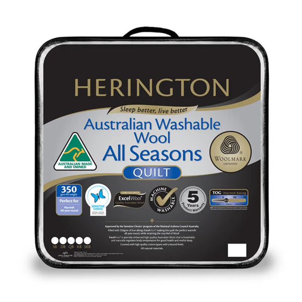 Herington Australian Wool Quilt Queen