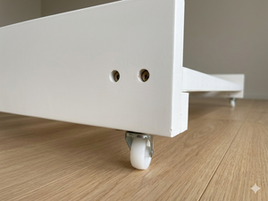 Linda King Single Trundle White