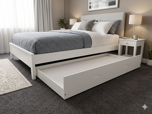 Cameron Single Trundle  White