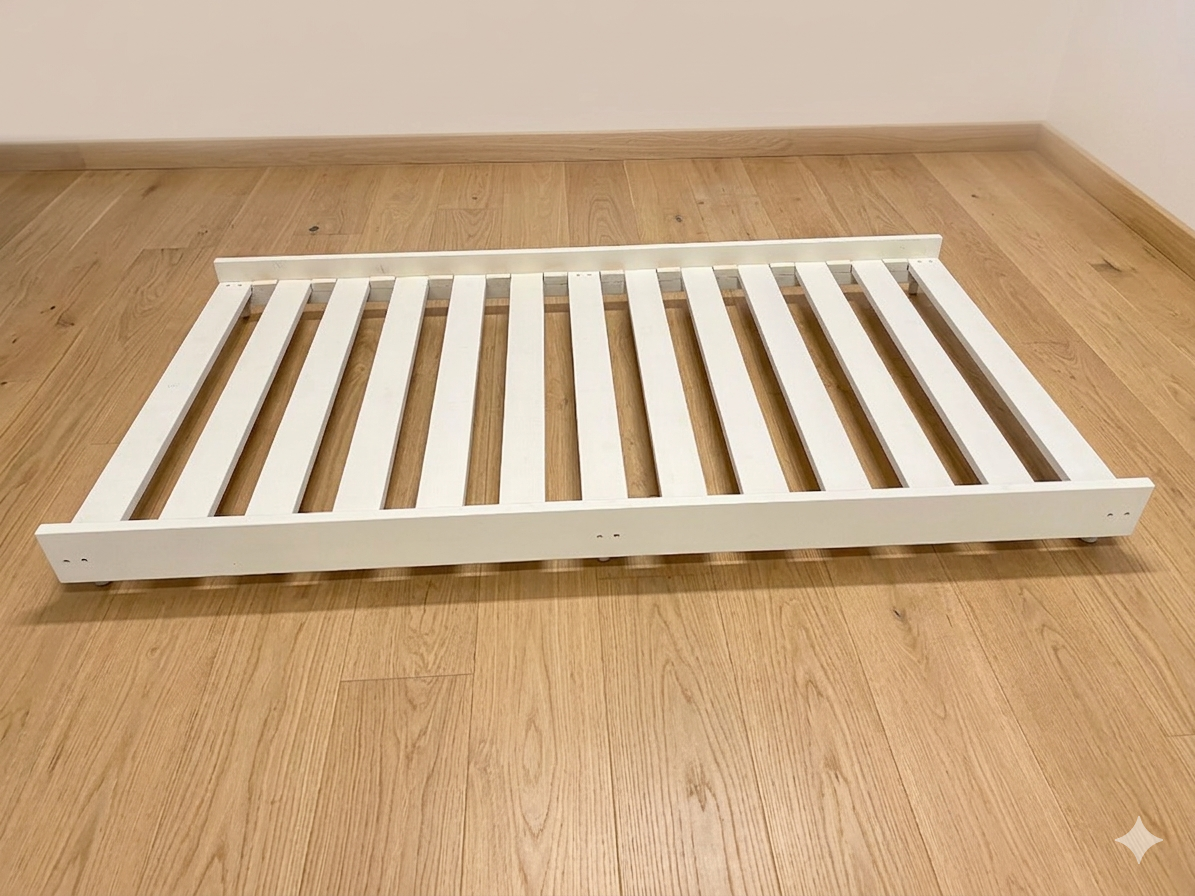 Linda King Single Trundle White