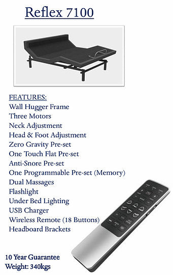 Reflex 7100 Adjustable Bed Base