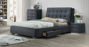 Vara Upholstered Double Bed Frame